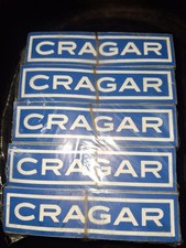 100 Vintage Crager Decal Sticker 1x4 picture
