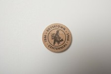 Wooden Nickel (B10B-3) Boyertown Centennial 1866-1966 Birds of the Brush Chapter picture