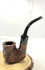 LORD BEACONSFIELD Oom Paul w Custombilt Style Rustication & Ebonite Saddle Stem picture