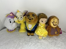 Just Play Beauty & the Beast Plush Lot of 5 Lumiere Mrs Potts Cogsworth NWT picture