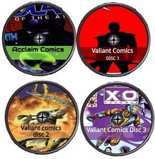 4 ARCHIVAL DVD ROMS COMICS VALIANT UNIVERSE BLOODSHOT RAI TUROK picture