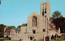 Postcard First Methodist Church Baker Memorial St Charles Illinois c 1965 picture