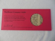 Reproduction of the Mayflower Compact 1620, New picture