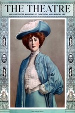 🎭 Vintage Theatre Magazine Poster - Miss Drina De Wolfe - 24x36” Premium Art picture