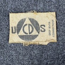 Vintage WWII Civil Defense Air Raid Warden Messenger Armband Cloth Patch UCDS picture