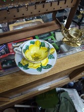 Beautiful Hawaiian Flowers Tuscan Fine English Bone China Cup & Saucer picture
