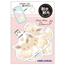 Kamiojapan Pokemon Mini Deco Collage Stickers Eevee Pink picture