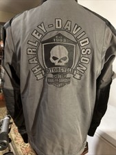 Harley-Davidson Men's Ridgeway Colorblocked Waterproof Riding Jacket Large L EUC picture