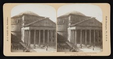 Photo:Rome Italy Pantheon 1902 Ancient Temple Stereoview picture