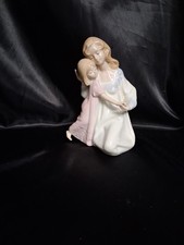 Vintage Mother and Daughter Porcelain Figurine by Paul Sebastian, 1990 picture