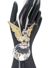 New 100% SWAROVSKI Crystal Holiday Magic Lovely Angel Ornament w Box 5657008 picture