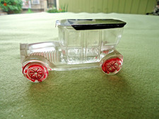 ANTIQUE 1920s AUTOMOBILE SEDAN VICTORY GLASS CO. CANDY DISPENSER picture