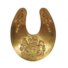BRITISH Military Brass GORGET 1775 – 1776 REVOLUTIONARY WAR picture