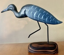 RaReVintage Audubon HandCarved”LittleBlueHeron”#33-Signed/#byArtist P.H.Umfleet picture