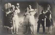 c. 1910's Litlecas Derby Singers, Dancers and Comedians RPPC TRANSFORMISTES picture
