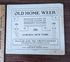 Auburn NY Old Home Week Booklet 1906 picture