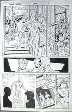 vtg 1997 original Marvel comic art - Silver Surfer 132 Spider man Pelletier/Ryan picture
