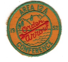OA Rare 1952 Area 12A Conference Patch SoCal picture