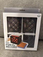 Genuine Fred for The Record, Milk Crate Notecard Holder, Includes 64 Vinyl-Inspi picture