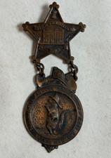 Vintage 1914 Minnesota State Firemen's Association 42nd Annual Convention Pin picture