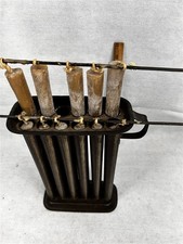 antique tin candle mold strung w/ candles 12 stems early primitive 19th c picture