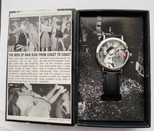 Life Magazine WWII 1945 V-J Day Collectible Watch Times Square Kiss Photo NOS picture
