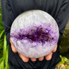 2.68LB Natural Amethyst Agate Opening Smile Quartz Cluster Crystal Specimen Heal picture