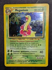 Meganium (French) - 11/111 Holo - Neo Genesis (Pokemon) Damaged Back LP Front picture