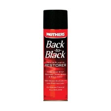 Mothers 06110 Back-to-Black Trim & Plastic Restorer Aerosol, 10 oz. picture