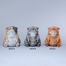 HiPlay JXKSilly Cat, Height 9cm Mini-Animal Collectible Cat Figure picture