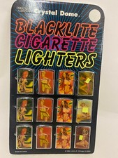 Vintage 1990's Display Pinup Girl 12 Nude and Cheesecake Cigarette Lighters picture