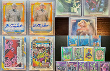 2026 Topps Marvel Finest Lot 2 Autos Purple Blue Fanfare SSP Covers picture
