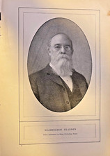 1906 Vintage Magazine Illustration Washington Gladden picture