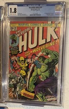 The Incredible Hulk #181 CGC 1.8 1st Wolverine Marvel 1974 Nice Looking 1.8 picture