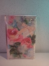 Vintage Valentine American Greetings Card Puffy Satin Fabric 7.75X12