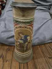 RARE Antique Mettlach 3 Liter Stein of Cavalier picture