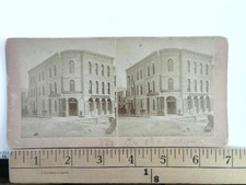 Milwaukee Railroad Office Stereoview B W Kilburn Fond-du-Lac Wisconsin 1880s picture