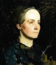 Oil painting Portrait-of-a-Woman-Abbott-Handerson-Thayer-oil-painting picture