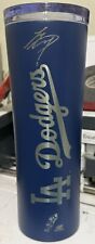 SHOHEI OHTANI - LOS ANGELES DODGERS LASER ***SIGNED*** 18oz INSULATED TUMBLER picture
