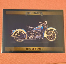 Harley-Davidson 1936 EL 61 OHV Collectible Collect-A-Card Series 2 #135 picture