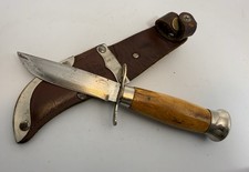 Vintage K.J. Eriksson MORA Sweden Puukko Knife Original leather Sheath picture