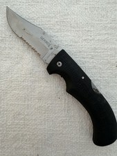 Gerber Gator 650 Serrator Folding Knife USA 420HC Lockback Combo Edge G7 picture
