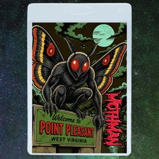 Mothman Trading Card SSP “welcome To Point Pleasant” Cryptid Horror Art Card NM picture