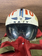 Vintage 1965 US Navy Gentex BPH-2 Flight Helmet VP-10 P-3 Orion Vietnam Era picture