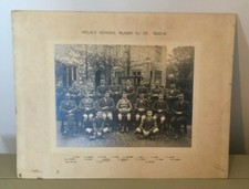 Rare 1930-31 Hele's School Plymouth large school Rugby photo, photo, sporting picture