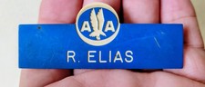 American Airlines Employee Name Badge R. ELIAS Vintage picture