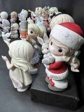 Precious Moments Lot of 23 Annual Christmas figurines Years 1998-2020 No Defects picture