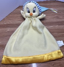 Vintage Lovey  Tweety Bird Plush Security Blanket 2003 Baby Looney Tunes 450221 picture