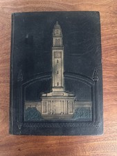 Rare 1931 LSU Gumbo Yearbook Tower Cover w/ Pages of 1931 Student Notes picture