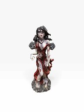 Pacific Giftware Undead Zombie Girl Gothic Grave Statue Figurine 10” Resin picture